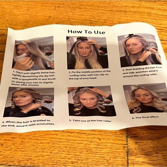 Soft foam heatless hair curler Brand New - Picture 7 of 8